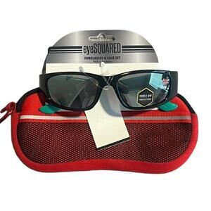 Minecraft Sunglasses and Case Set Boys Green Black Frame